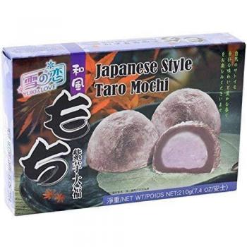 Taro-Mochi Dessert – 210 g, Reis Kuchen, 12 Stück in Packung