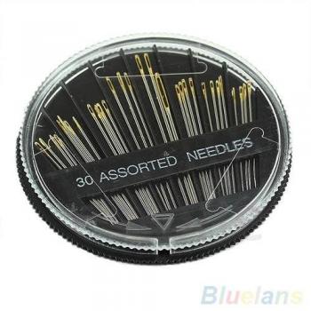 30Pcs Sewing Needles for Embroidery and Craft Projects