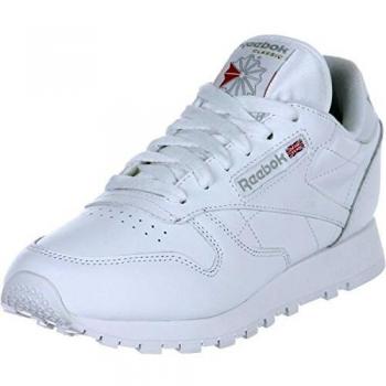 Reebok Mädchen Classic Leather Sneaker, Weiß, 35 EU