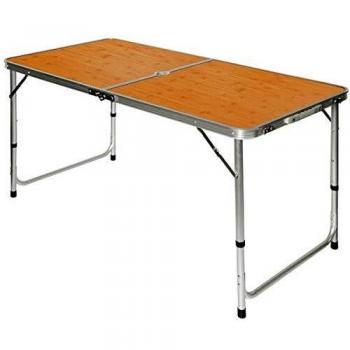 Tavolino da campeggio regolabile 120x60x70cm Amanka