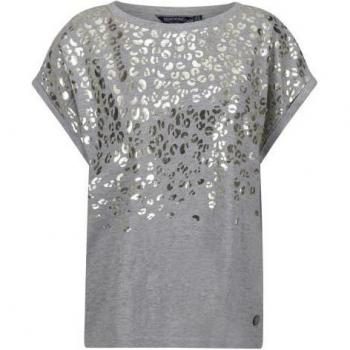 Regatta Ladies' Roselynn Leopard Print Marl T-Shirt