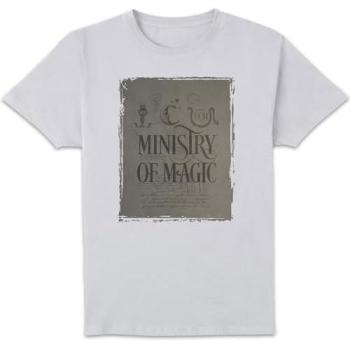 Harry Potter: Ministry of Magic Graphic Tee – Size 5XL, White