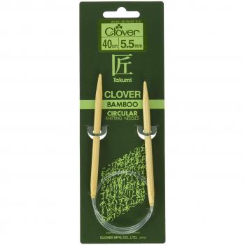 Clover Takumi Circular Knitting Needle 40cm 5.5mm