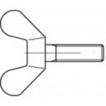 Messing-Flügel-Schrauben M6/20 mm – 100 Stück, TOOLCRAFT TO‑5447490