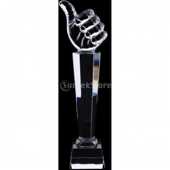 Trofeo decorativo de cristal, premio deportivo, 31 cm, 1 ud