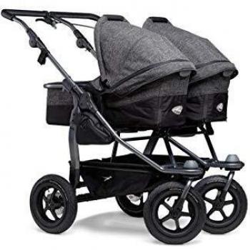 Poussette double buggy TFK Duo avec roues à air
