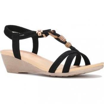 Talon Arrondi Open‑Toe Sandales