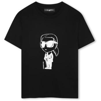 T-shirt Noir Kids Around 16A Garçon