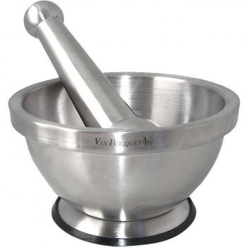 VIN BOUQUET MALTA EMGA Pestello e Mortaio Acciaio Inox Ø14 cm