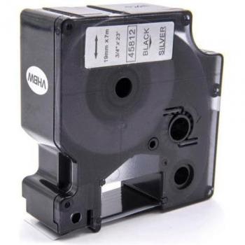 Cassette d'étiquettes vhbw 19mm pour Dymo LabelMaker PC2