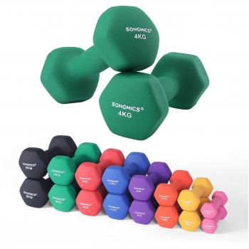 4 kg Hex Dumbbells