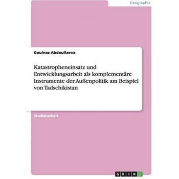 Katastropheneinsatz und Entwicklungsarbeit als komplementäre Instrumente der Außenpolitik am Beispiel von Tadschikistan