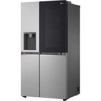 LG GSGV81PYLL Door-in-Door InstaView 635L Side-by-Side Refrigerator and Freezer with a Shiny Steel Exterior