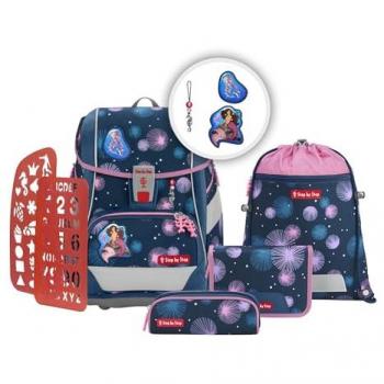 Schulranzen-Set 2IN1 PLUS Mermaid Delia 6-teilig