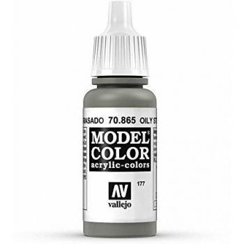Vallejo, Model Color, Acrylfarbe, 17 ml Oily Steel