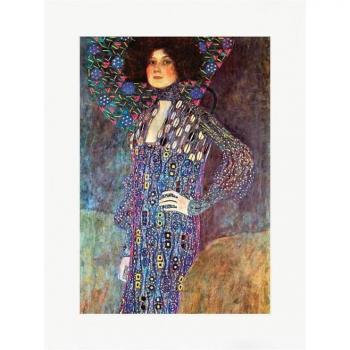 Gustav Klimt Ritratto di Emily Fidge 40cm Stampa