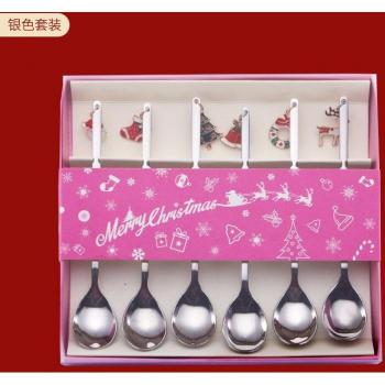 6pcs Christmas Table Ornaments Spoons