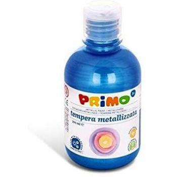 Pintura tempera Primo 300 ml azul metalizado