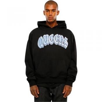 Mister Tee Queens Ultra Heavy Oversize Kapuzensweatshirt Schwarz XS