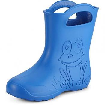 Ladeheid Bottes Imperméables Femme – Modèle Bleu, Taille 36/37 EU