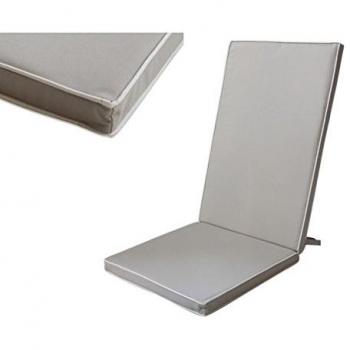 Cuscino per sedie 123 x 48 x 4 cm Taupé