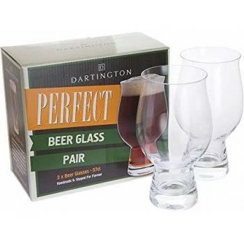 Precision Beer Glass Pair 9x9x17