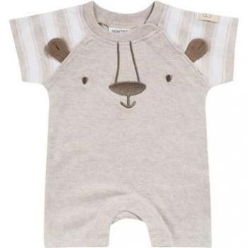 JACKY Kuschelanzug LÖWENBABY beige-meliert/Ringel