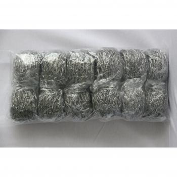 12‑Unit Nanas Stainless Steel Scrubber – 40 g, Kitchen Cleaners