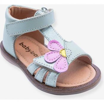 Babybotte Cuir vert d’eau – Sandales bébé 4225B021