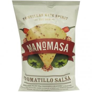 Tortillas Crocantes Manomasa con Tomatillo