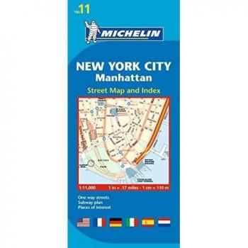 Michelin New York City, Manhatten: Stadtplan 1:11.000 (MICHELIN Stadtpläne)