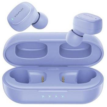 Auriculares Awei T13 Pro TWS Bluetooth 5.1 con Base de Carga Púrpura