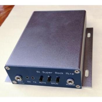 QRP Telégrafo Transceptor Rock 40 m con Funda de Protección