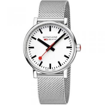 Orologio Mondaine Automatico 40mm Cinturino Acciaio Mesh