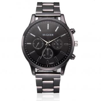 Reloj de Cuarzo para Hombre en Acero y Cristal