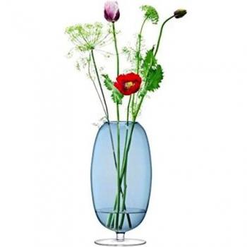 Deep Blue Radiance 40 cm Glass Vase – LSA International