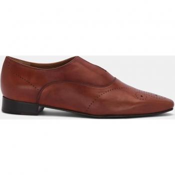 Calzado Lottusse para mujer Oxford de piel de vacuno marrón