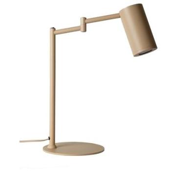 RoMi Bilbao Tischlicht – beiges Finish, 48 cm, GU10‑Batterie