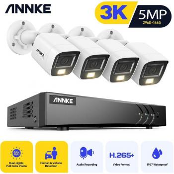 Annke 16-Kanal DVR mit 3K Kameras