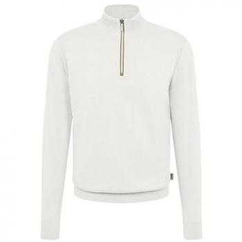 Herrenpullover Bugatti Logo Stitching – Off-White – XXL