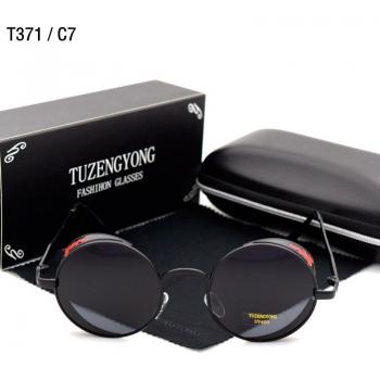 TUZENGYONG Polarized Round Metal Sunglasses