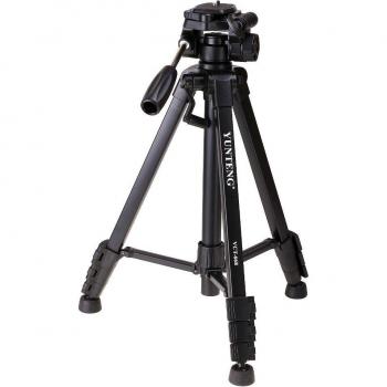 YUNTENG 668 Pro Tripod with Fluid Pan for Canon Nikon