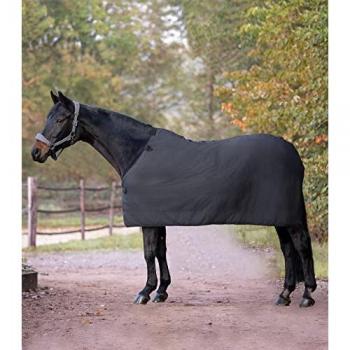 Waldhausen Fleece-Pferdedecke schwarz (125 cm)