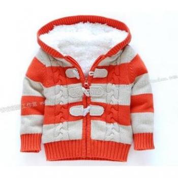 Baby Boy's Cozy Stripe Coat