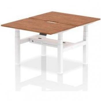 Air Back-to-Back Height Adjustable 2 Person Bench Desk