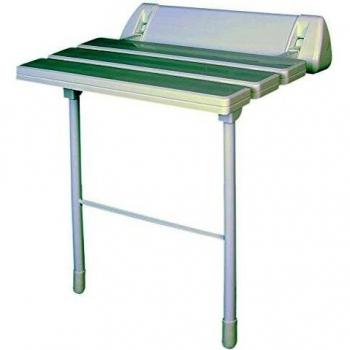 Ridder A0020301 Siège Rabattable pour Douche Aluminium Blanc XXL