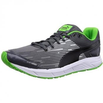 Men's Puma Sequence Running Shoes, Turbulence/Green/Black