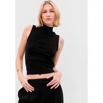 GAP, Canotta mock neck, Donna, Nero, Taglia XS