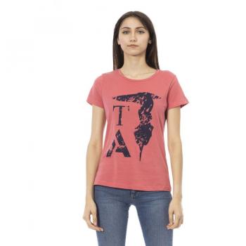 Trussardi Pink Cotton T-Shirt