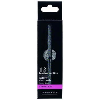 Fusains Carboncini 12xØ7-9mm Nero SENNELIER